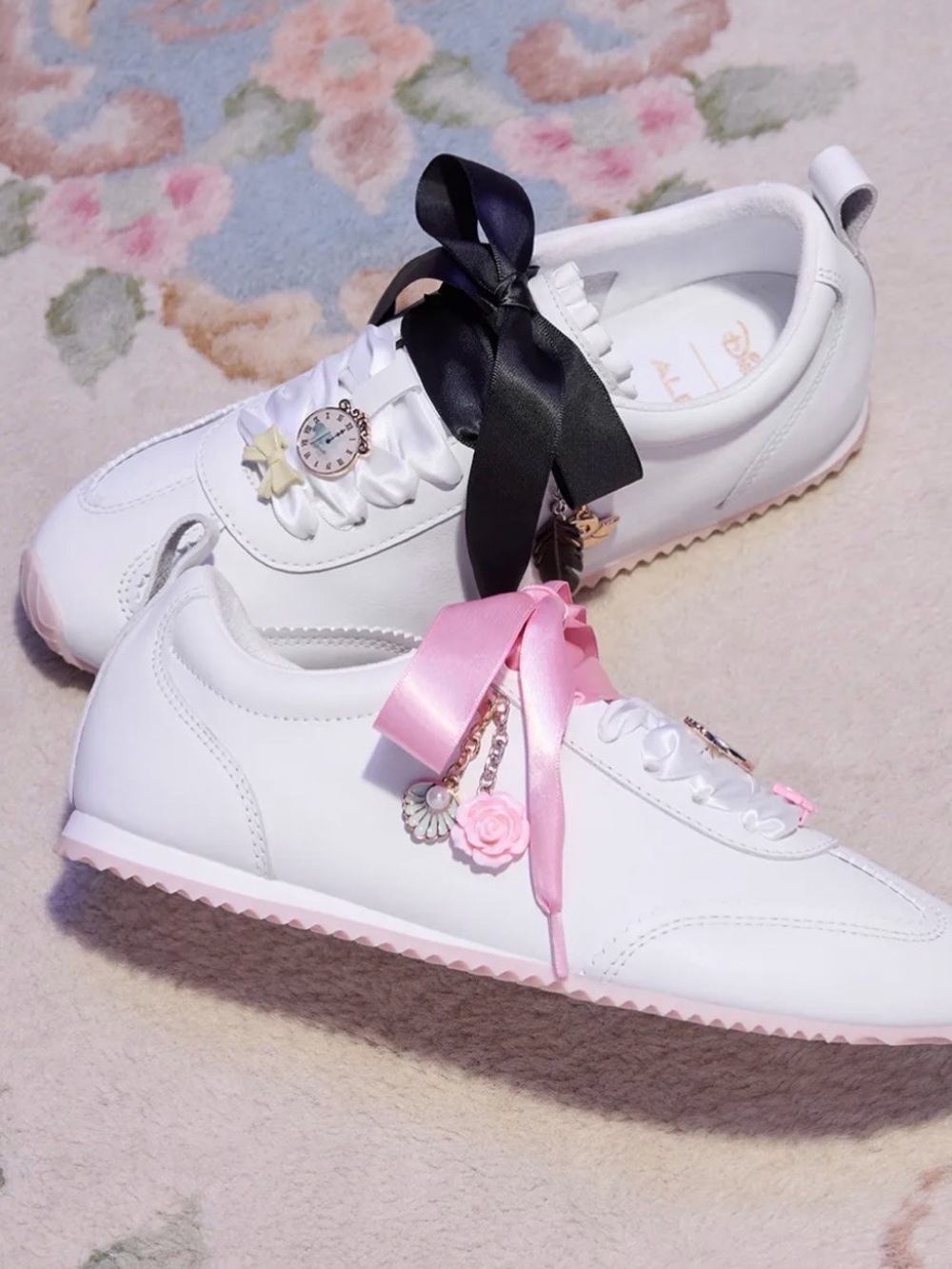 ALDO x Disney Beauty and the Beast Belle Sneakers White Pink